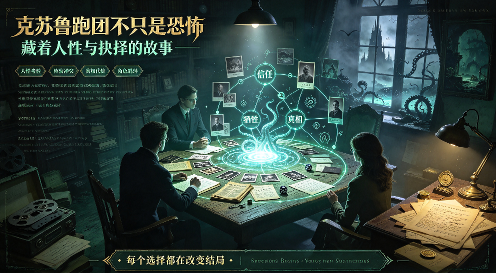 克苏鲁跑团不只是恐怖，藏着人性与抉择的故事