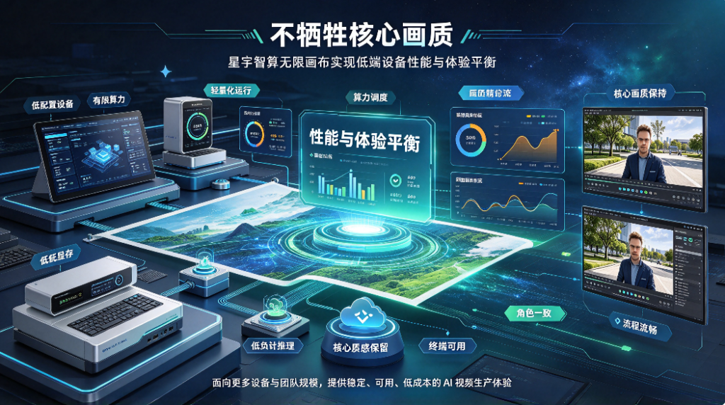 不牺牲核心画质 星宇智算无限画布实现低端设备性能与体验平衡