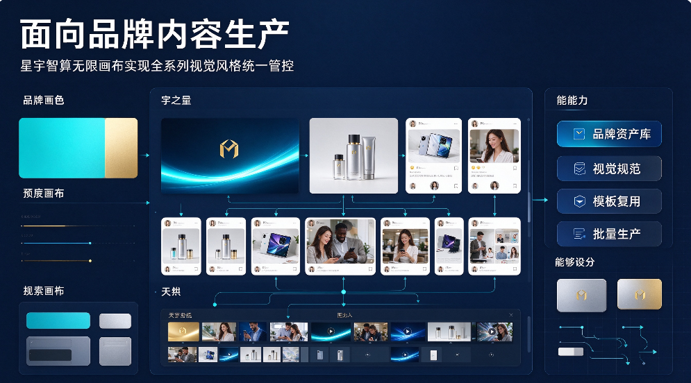 面向品牌内容生产 星宇智算无限画布实现全系列视觉风格统一管控