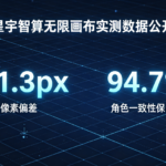 星宇智算无限画布实测数据公开:像素偏差 ±1.3px,角色一致性保留率达 94.7%